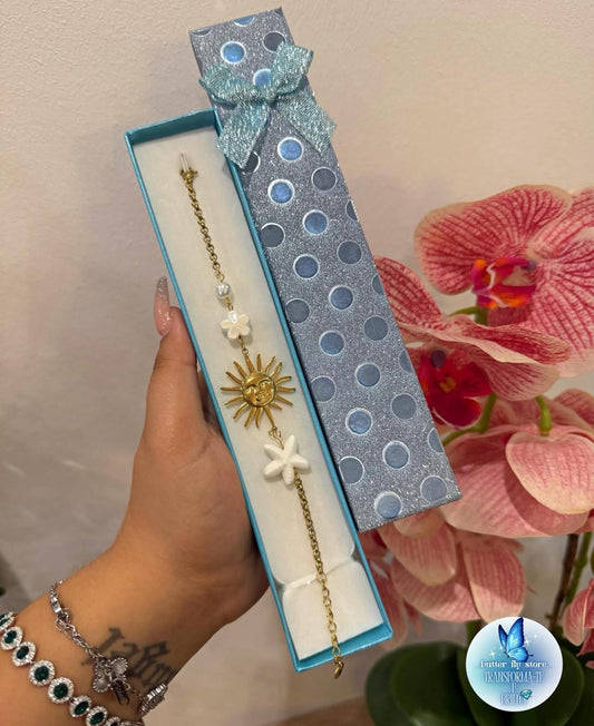 Pulseira Hot Summer🤍em branco